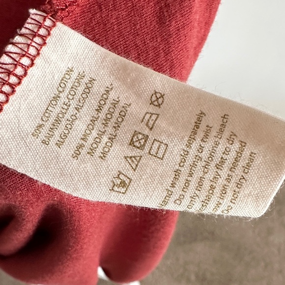 Free People Burgundy Long Sleeve Mini Dress - Picture 5 of 5